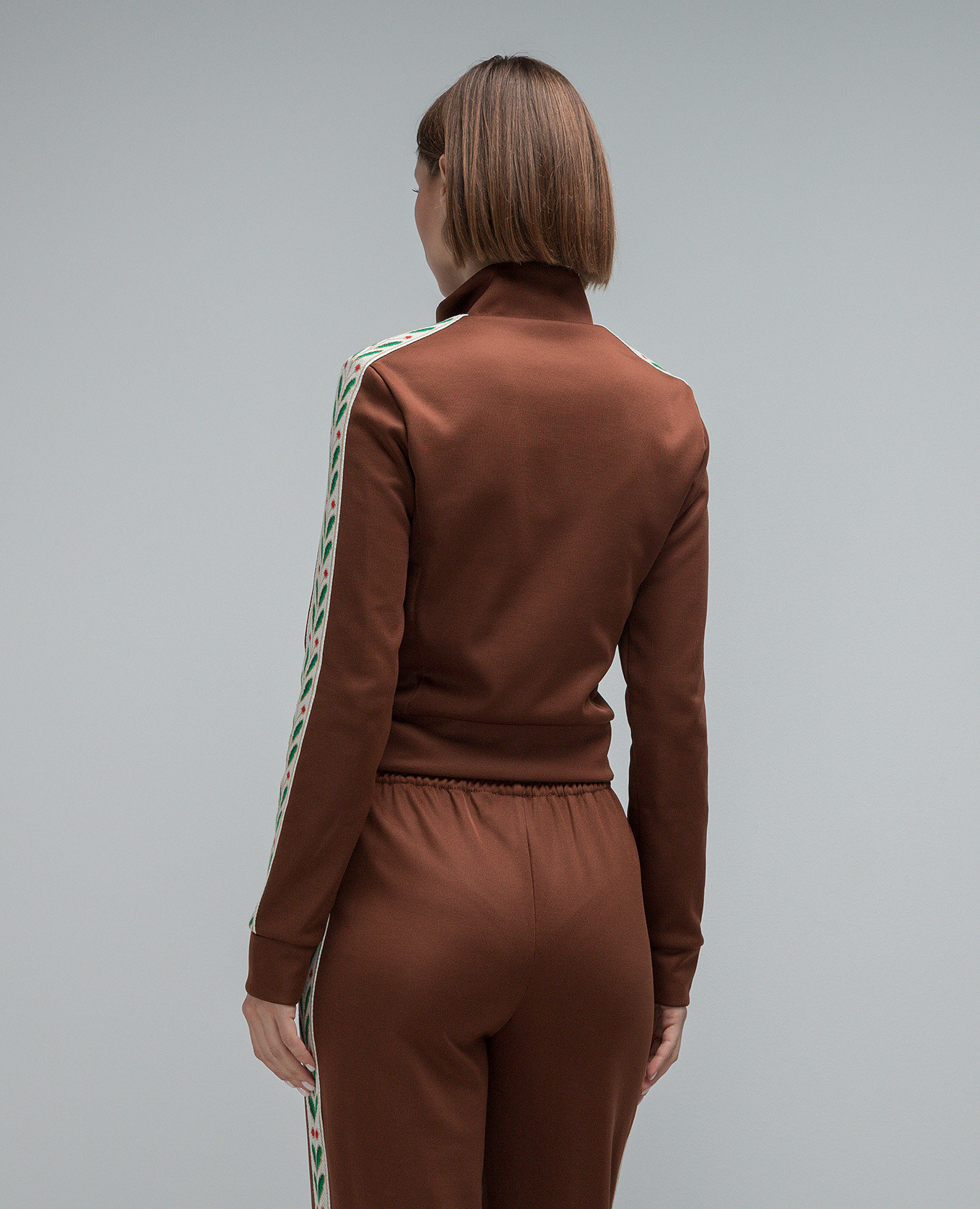 Image 4 Casablanca Laurel brown short sorting jacket WF23JTP16501