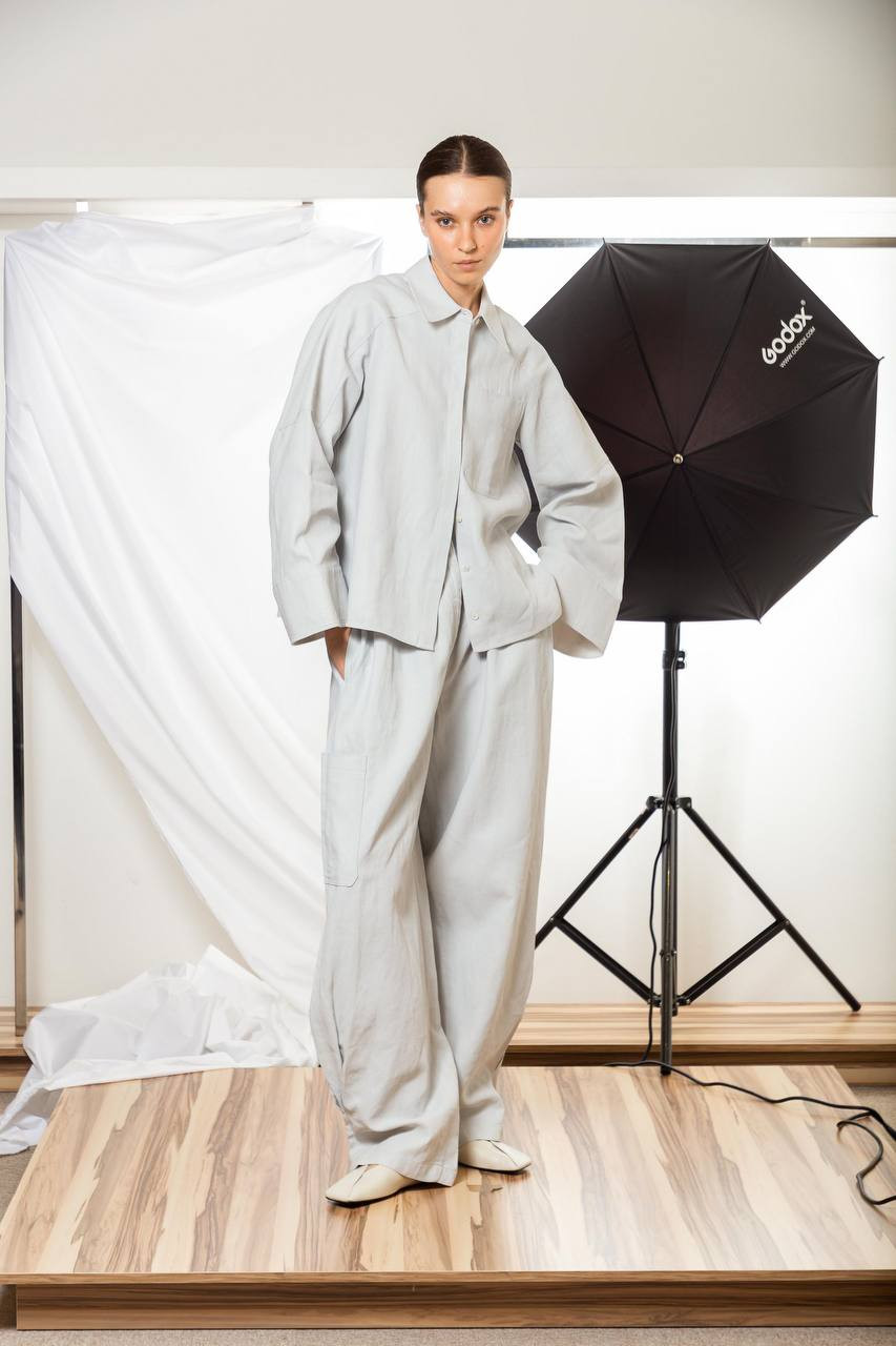 Image 6 CO Blue linen shirt 2390BCLS