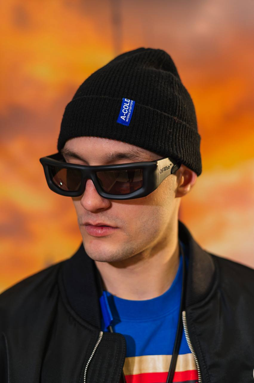 Image 5 A Cold Wall Black wool hat with logo patch ACWUA207