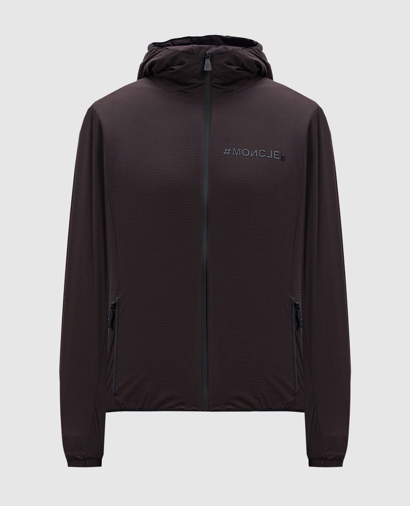 Image 1 Moncler Grenoble Shell Brown Logo Windbreaker J20981G00001596H5