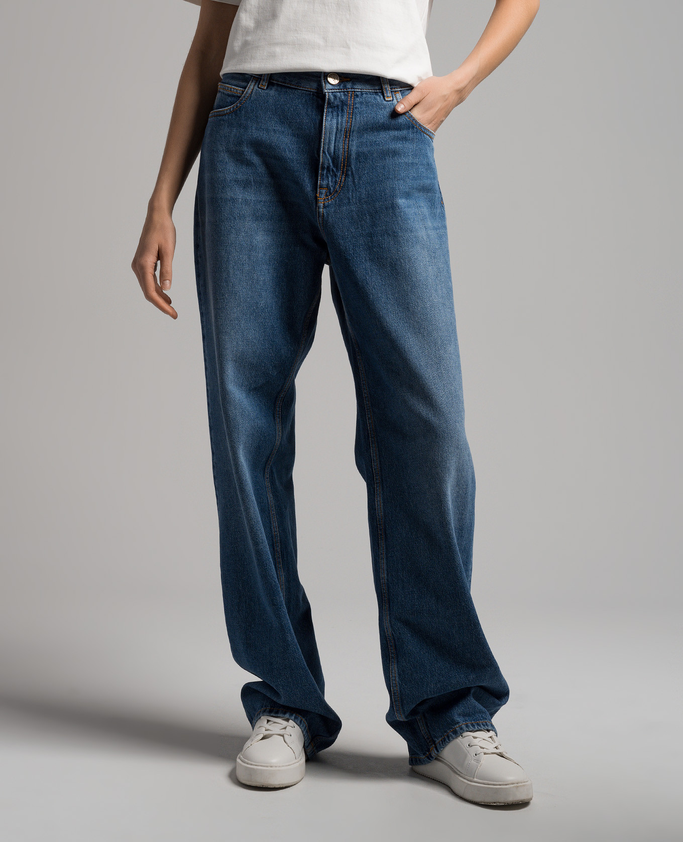Image 3 Etro Blue jeans with Pegaso logo embroidery WRNB0005AD171