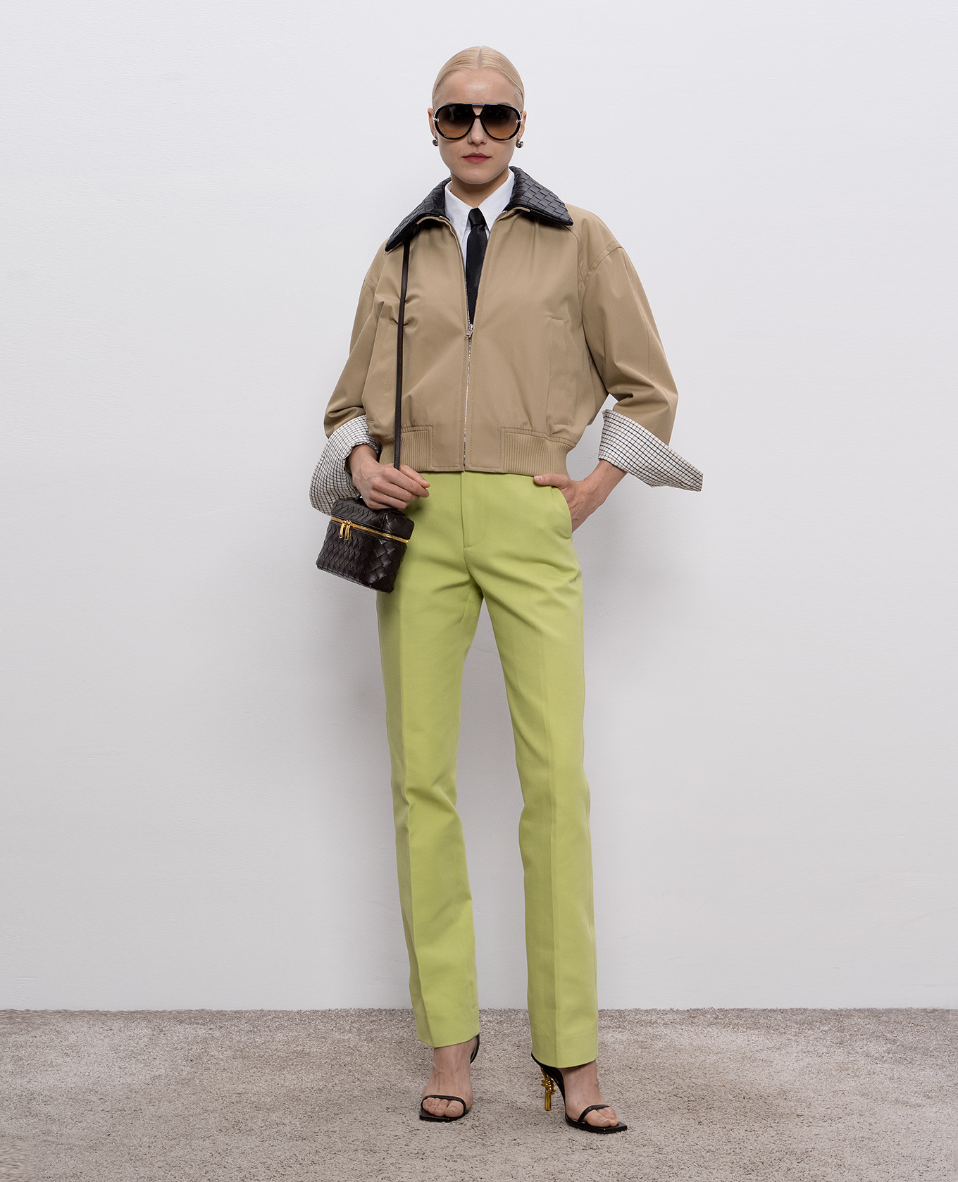 Image 7 Bottega Veneta Light green trousers 657740V0BT0