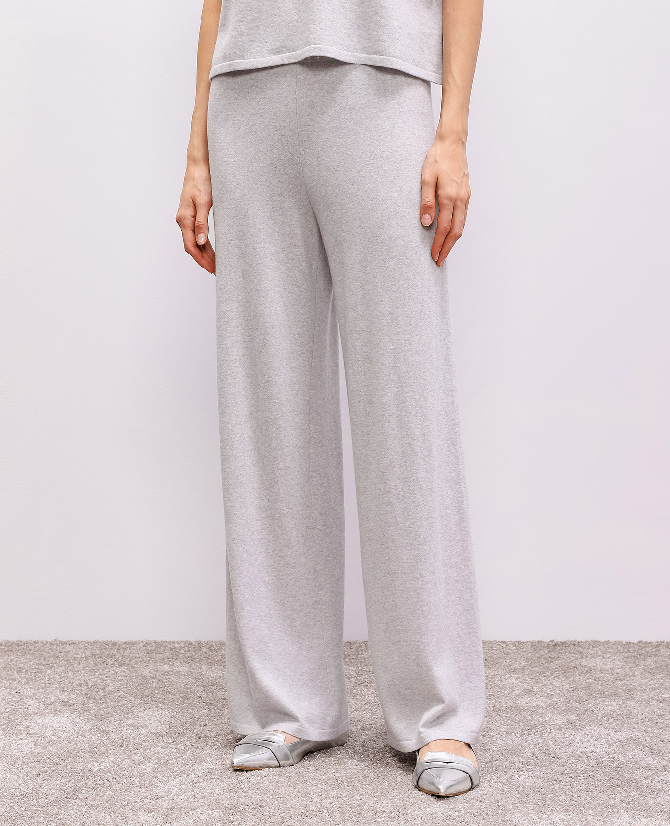 Image 3 LISA YANG Aina grey cashmere pants 2025118