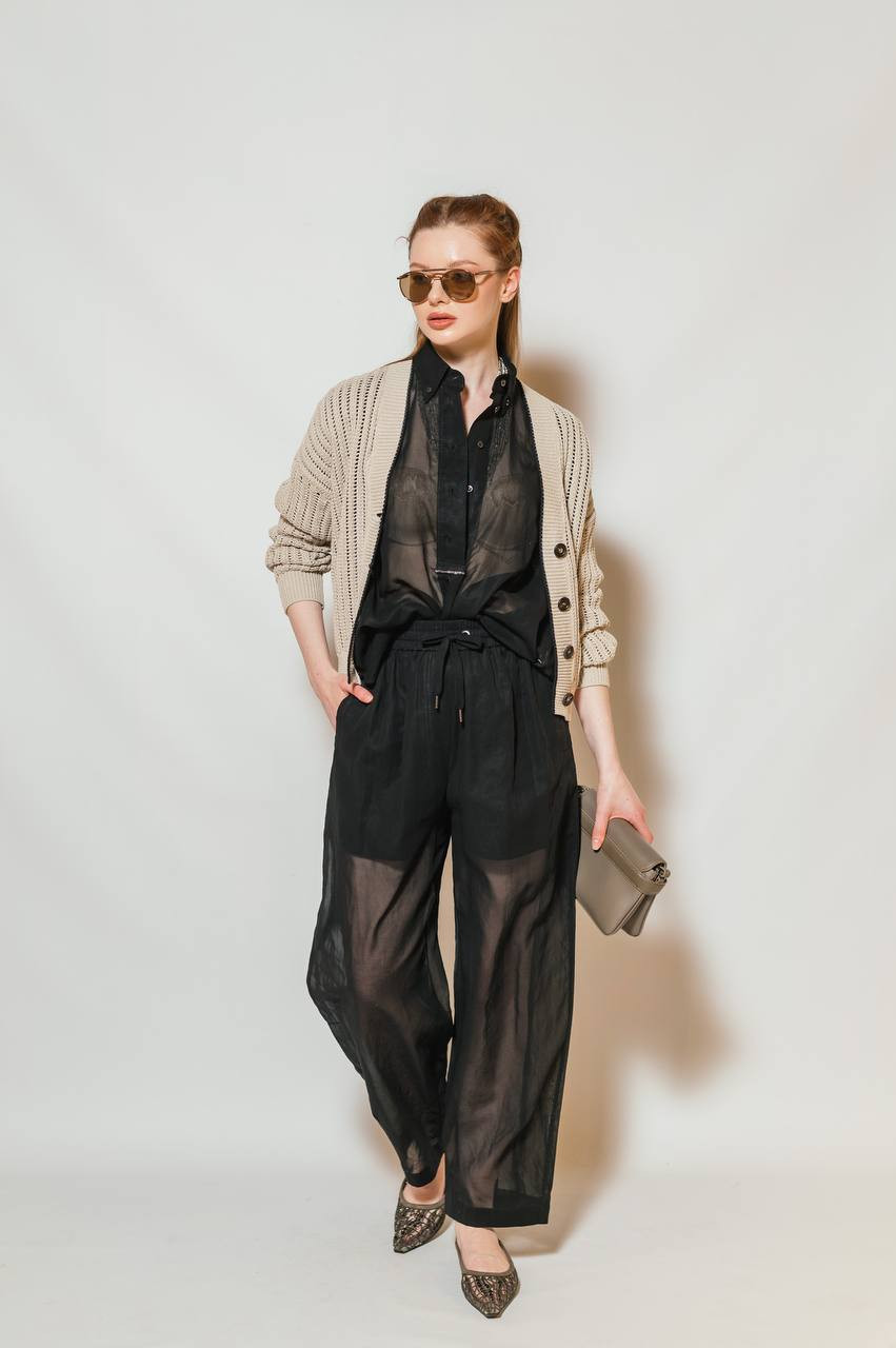 Image 6 Brunello Cucinelli Black pants MH911VE799