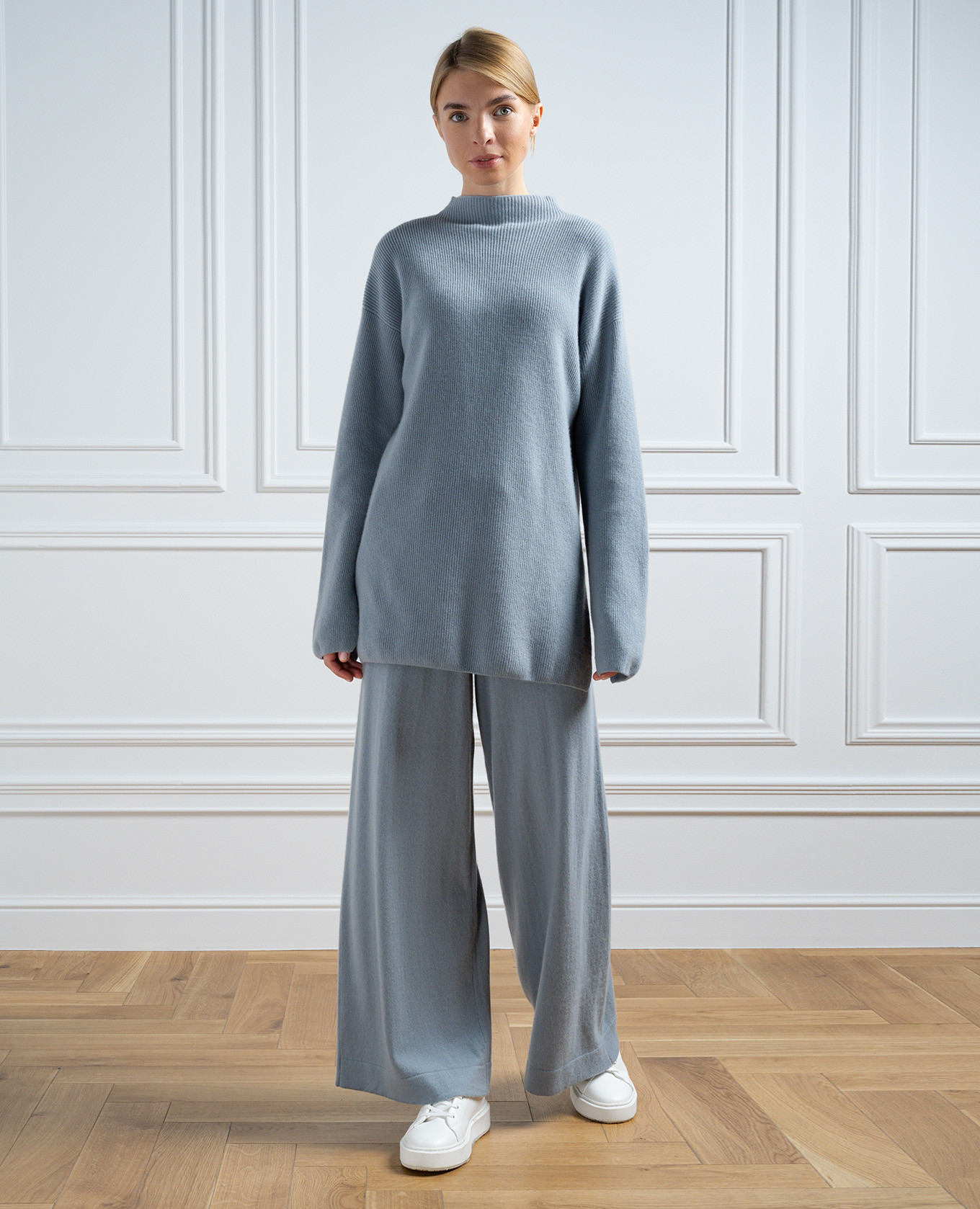 Image 2 COLOMBO Blue cashmere pants MA04257226KI