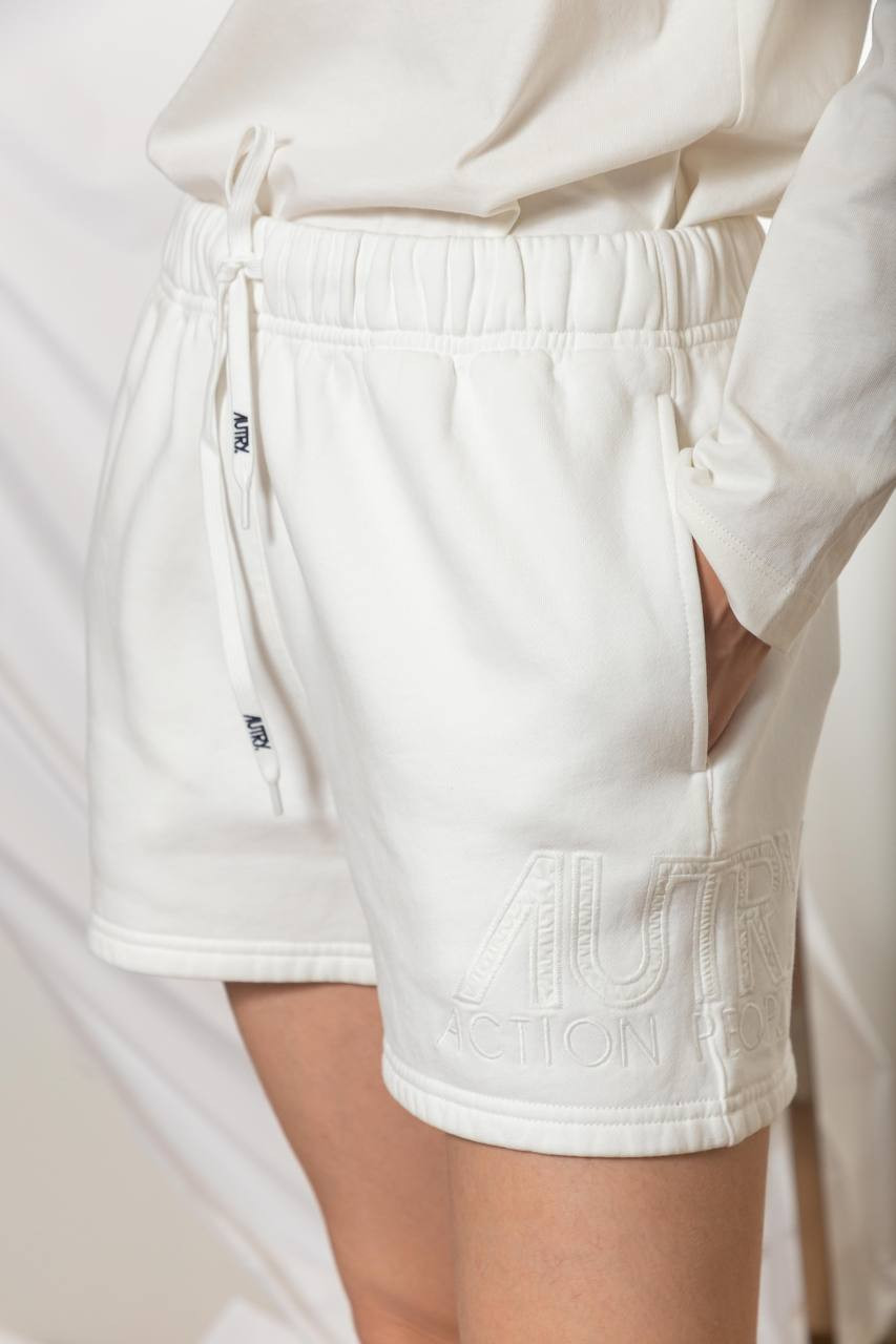 Image 6 AUTRY White shorts with logo A23ISHIW410W