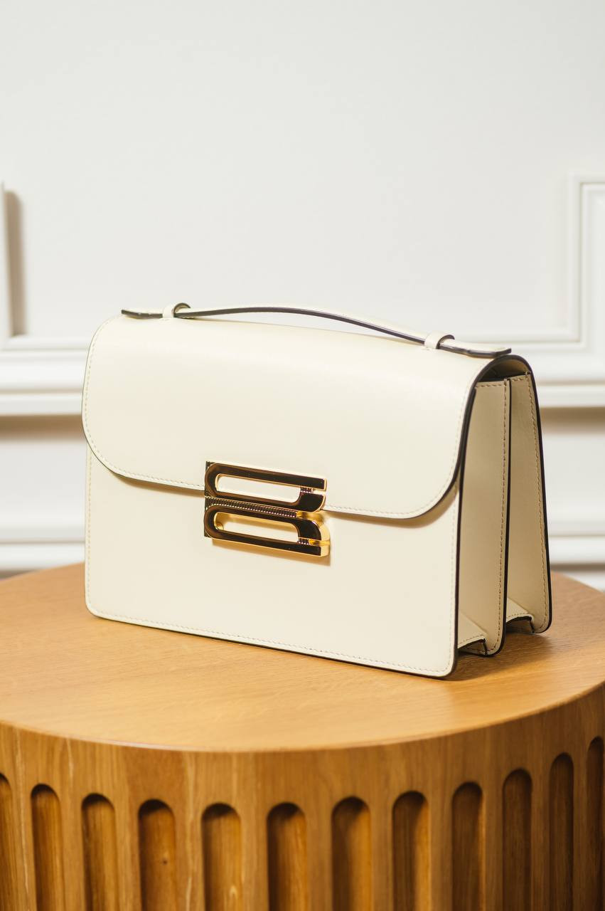 Image 5 Victoria Beckham Dorian yellow leather messenger bag B125AAC006211A