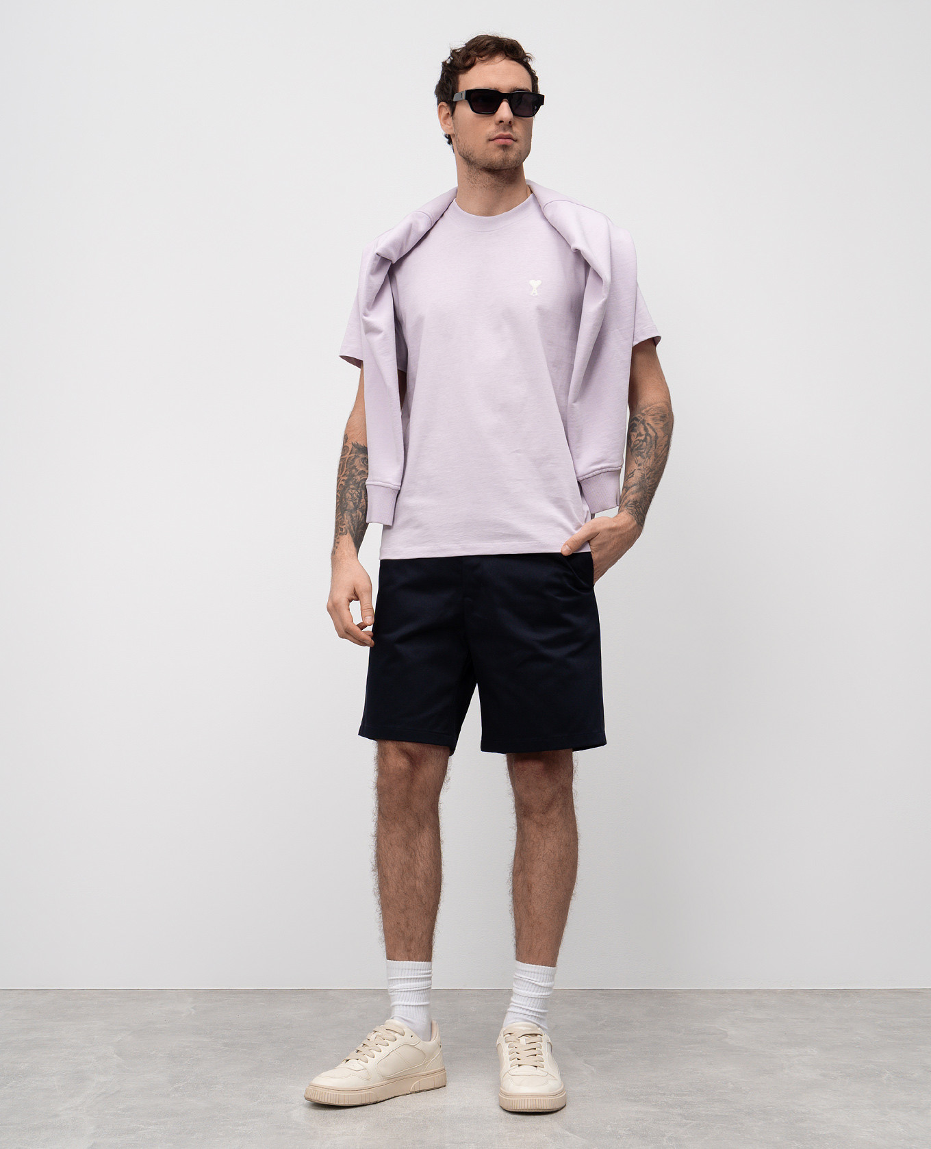 Image 2 Ami Paris Blue shorts HSO303CO0103