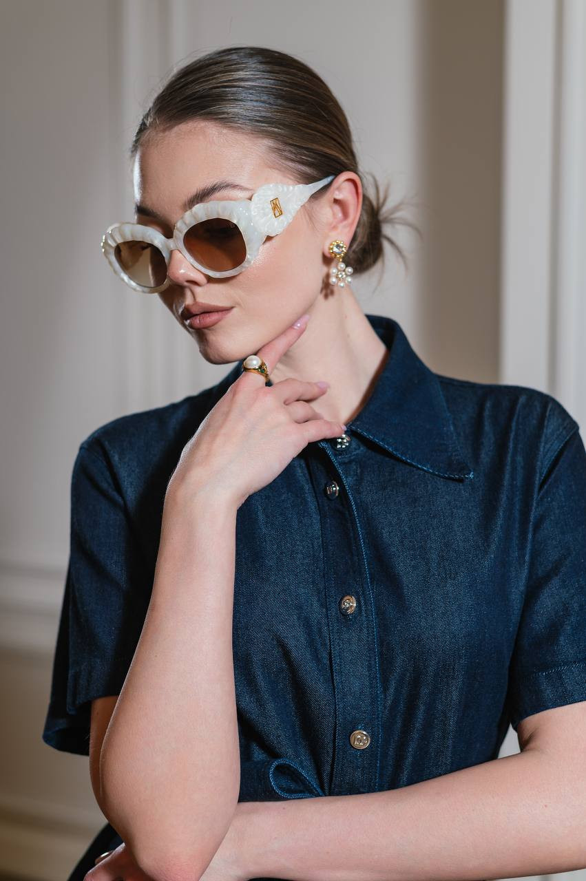 Image 7 Anna-Karin Karlsson White sunglasses SHADE OF SIRENS S2428406
