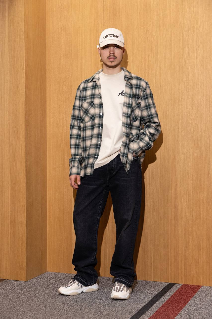 Image 7 AMIRI Green checkered shirt AMSTFL1009m
