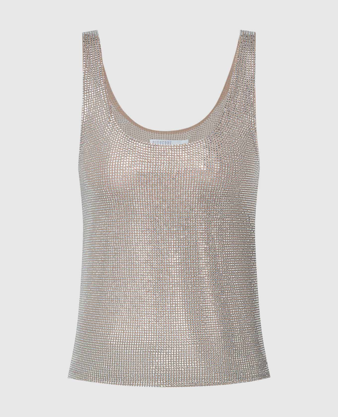 Giuseppe Di Morabito Milano Beige top with crystals