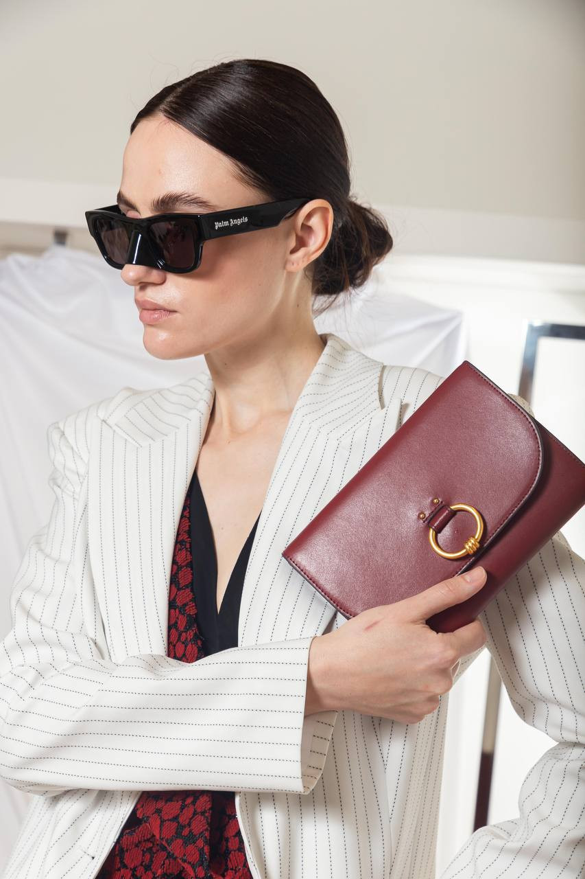 Image 8 Gianni Chiarini Burgundy leather crossbody bag KAIA BSWBN50107PRCK