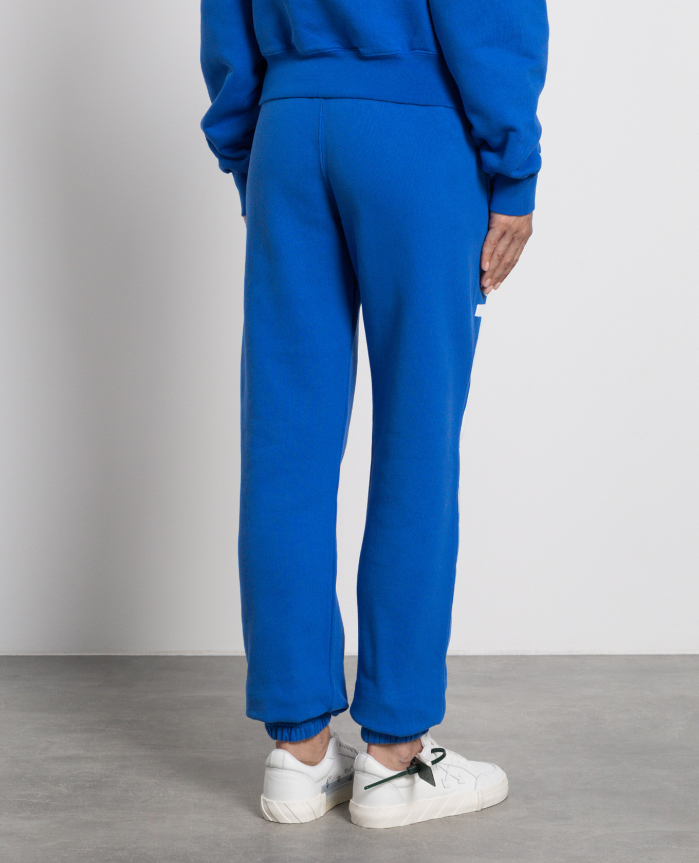 Image 9 Heron Preston Blue joggers with contrast print Style HWCH003F22JER001