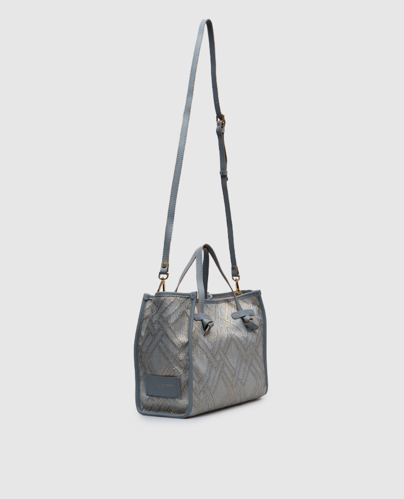 Image 3 Gianni Chiarini Marcella blue geometric tote bag BS9752CAPRI