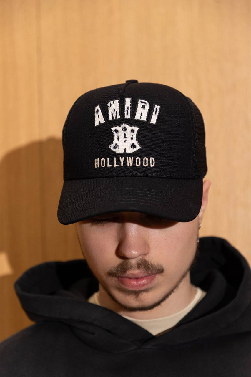 Image 5 AMIRI Black HOLLYWOOD cap AMHACP1029