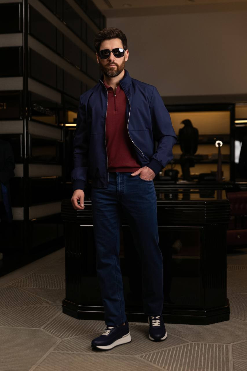 Image 7 Stefano Ricci Blue jeans with logo MFT51B2140T249BL