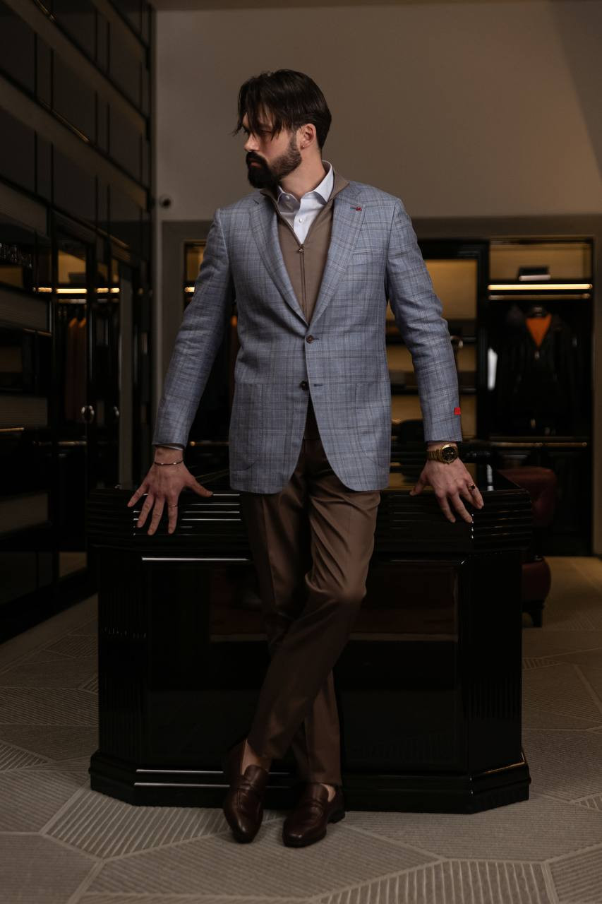 Image 6 ISAIA Blue shirt IM10TCKM287