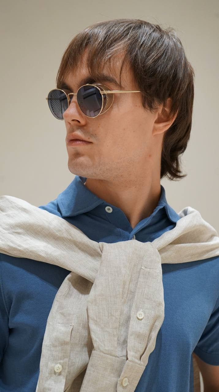 Image 9 Brunello Cucinelli Cesarino gray sunglasses MOCCES001