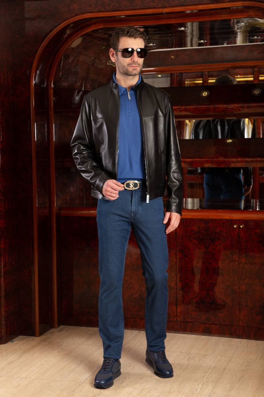 Image 6 Stefano Ricci Black leather jacket M7J5100010NPPH41