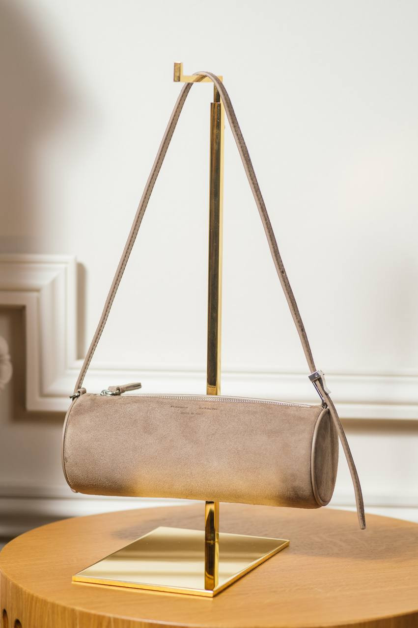 Image 7 PROENZA SCHOULER Silo beige suede bag HB244073G102S