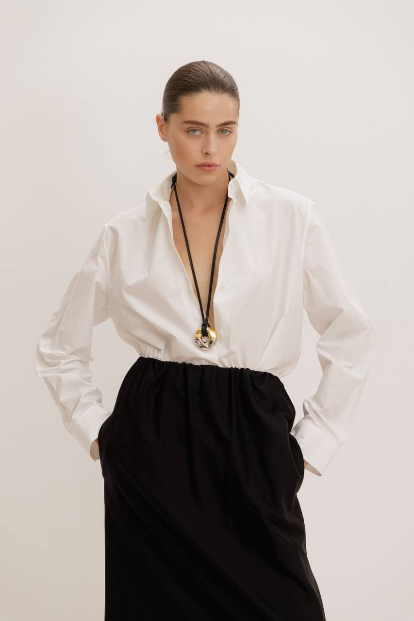 Image 8 The Row White shirt 5652SW2479