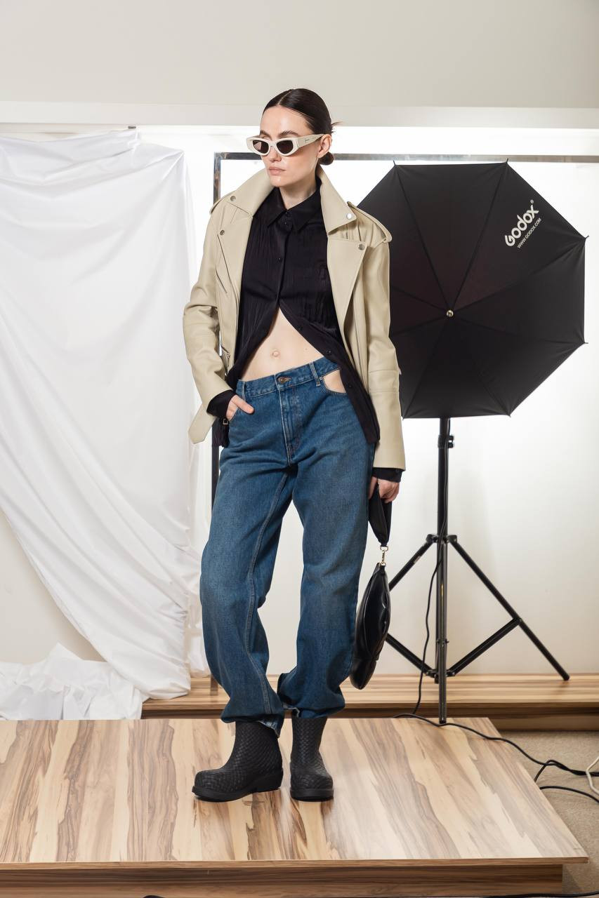 Image 7 Babe Pay Pls Beige leather jacket 2307BONITA