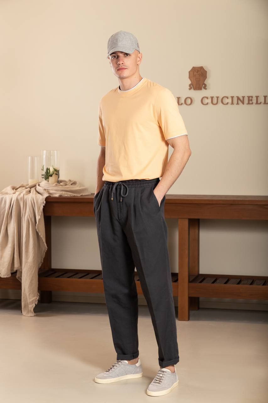 Image 6 Brunello Cucinelli Orange layered T-shirt M0B137427