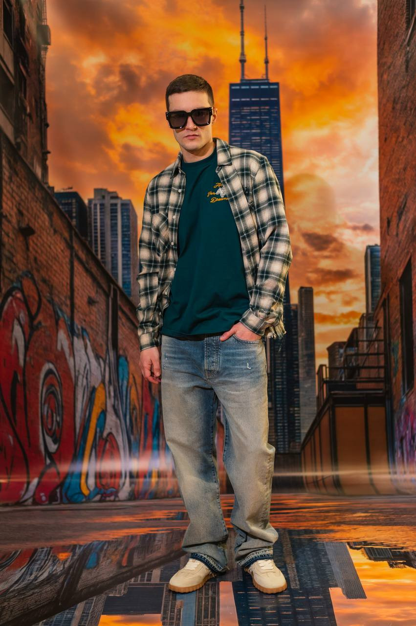 Image 6 AMIRI Green checkered shirt AMSTFL1009m