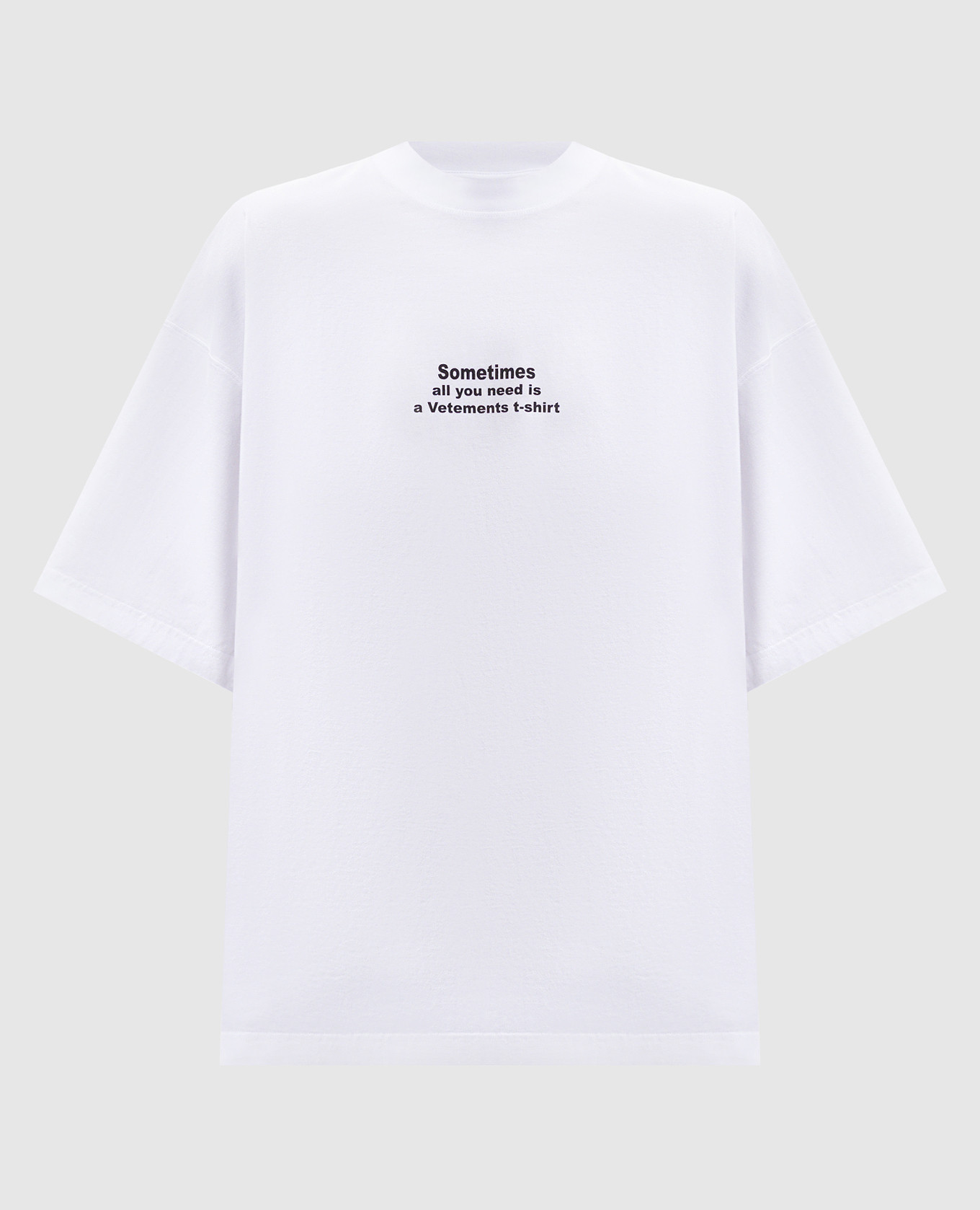 Vetements White t-shirt with a print