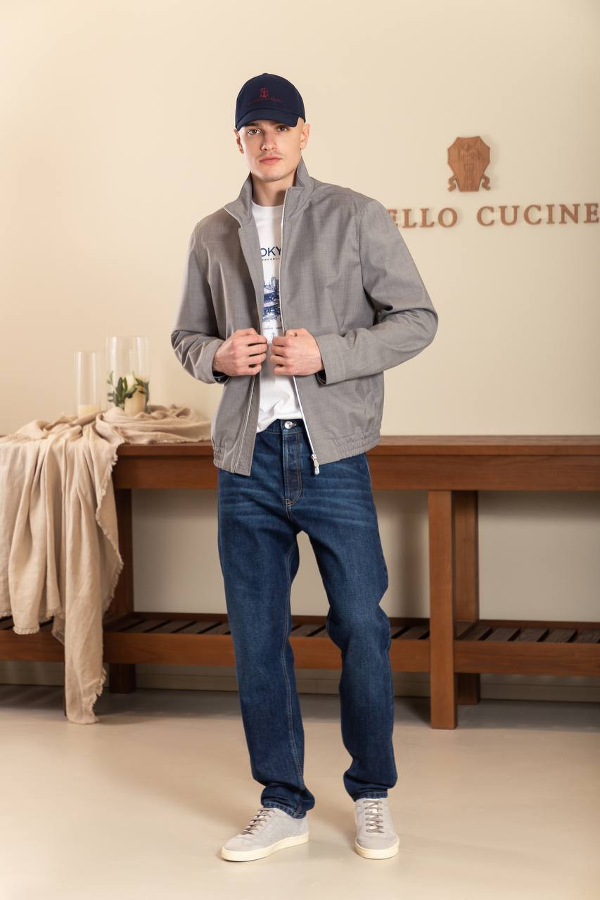 Image 6 Brunello Cucinelli Gray wool jacket MM4506424