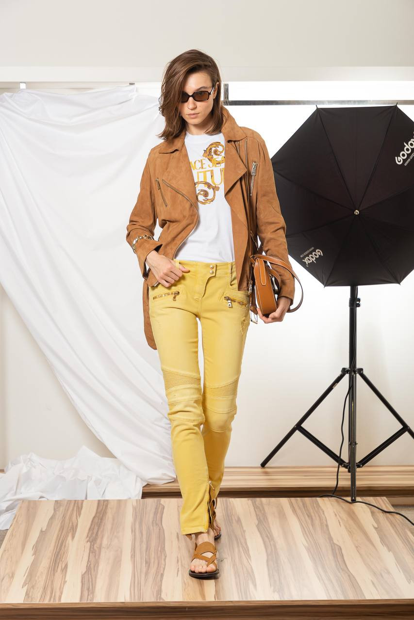 Image 6 Balmain Yellow jeans 5356353N