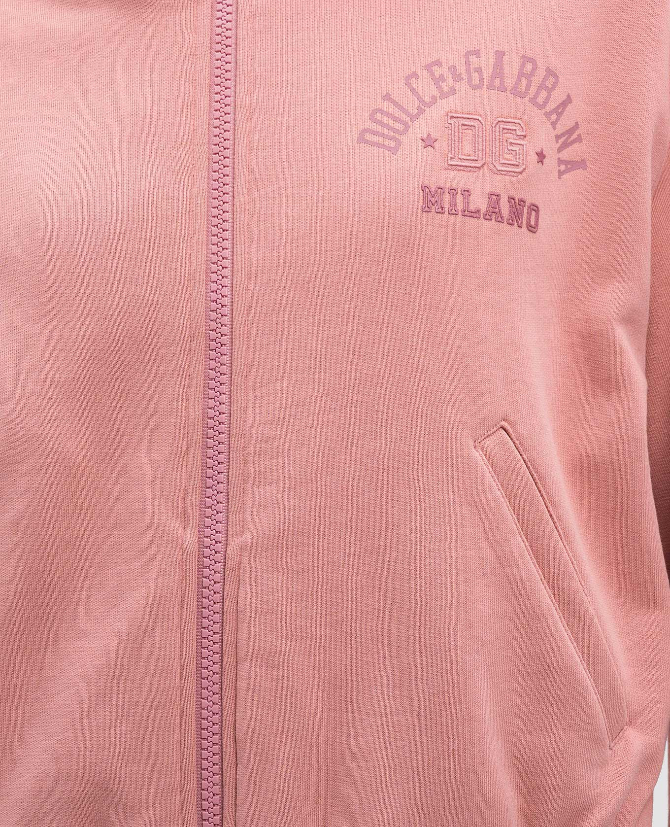 Image 5 Dolce&Gabbana Pink sports jacket with logo F9S15ZGDCX4