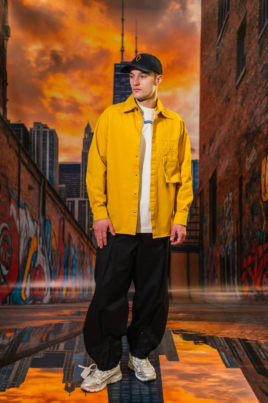 Image 6 A Cold Wall Yellow shirt with logo embroidery ACWMSH144